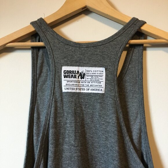 Gray Gorilla Wear Tank Top, Mens Size XL - Picture 7 of 16